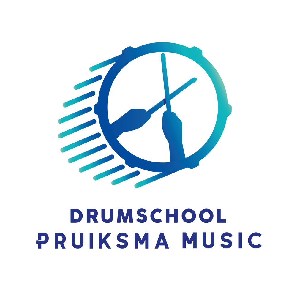 Logo drumschool ontwerp
