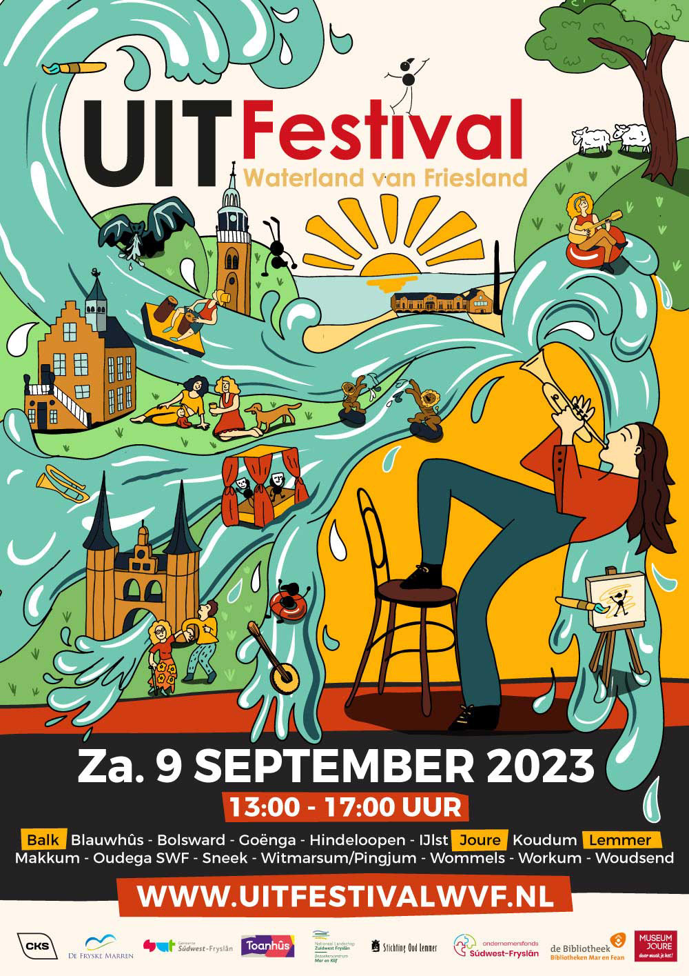 Portfolio illustratie illustratieve festival poster