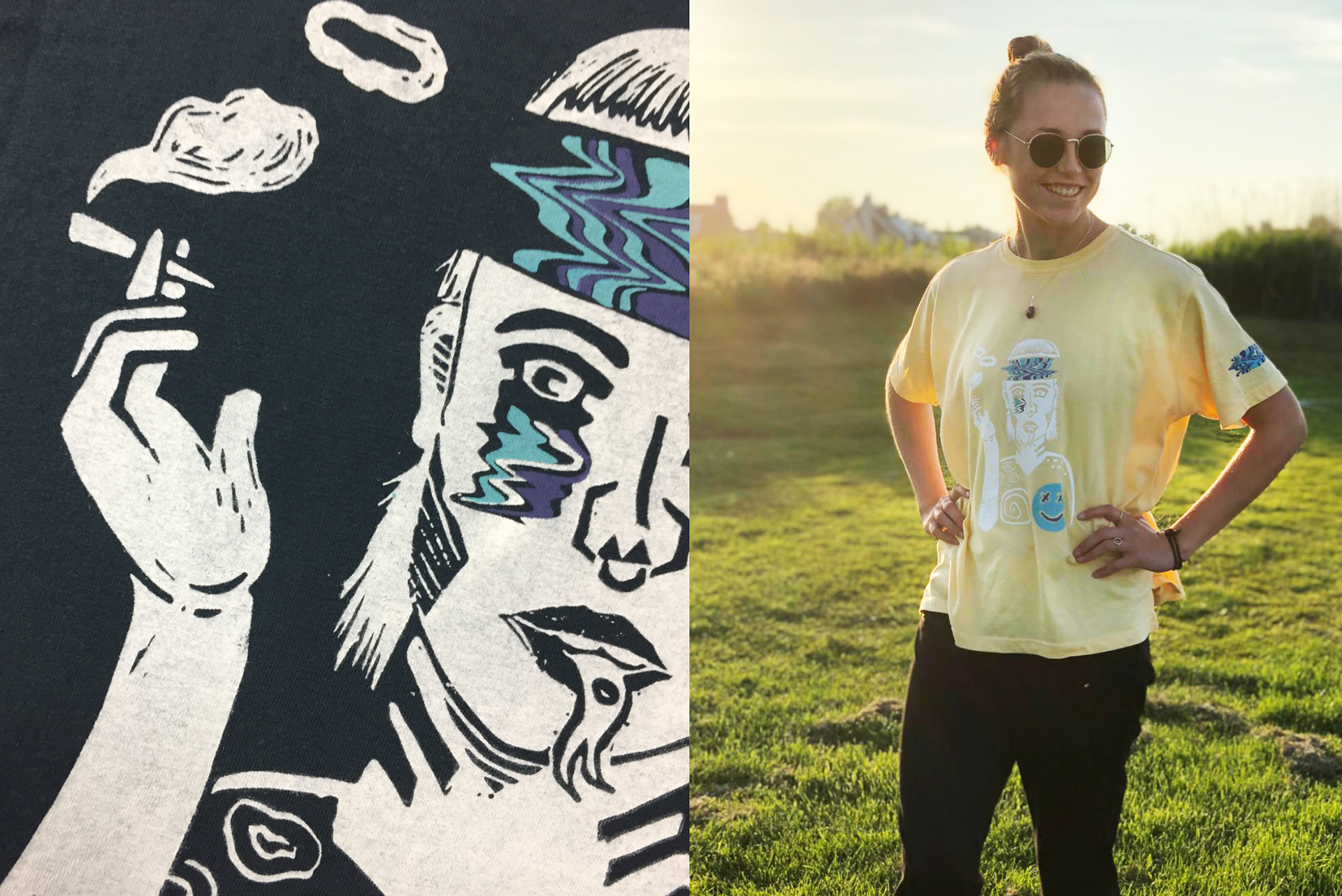 lino snede portfolio tekening