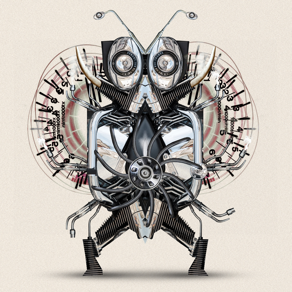 Digitale collage art