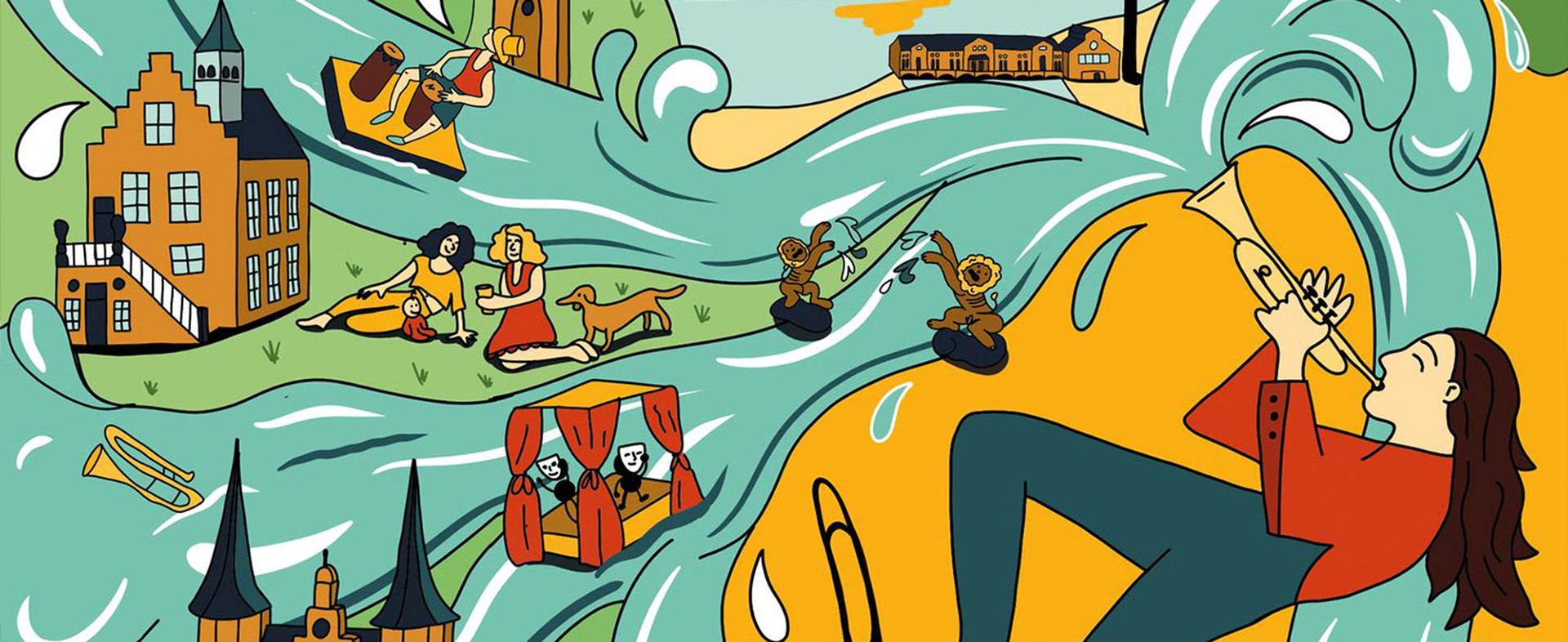 illustratie ontwerp evenementen poster