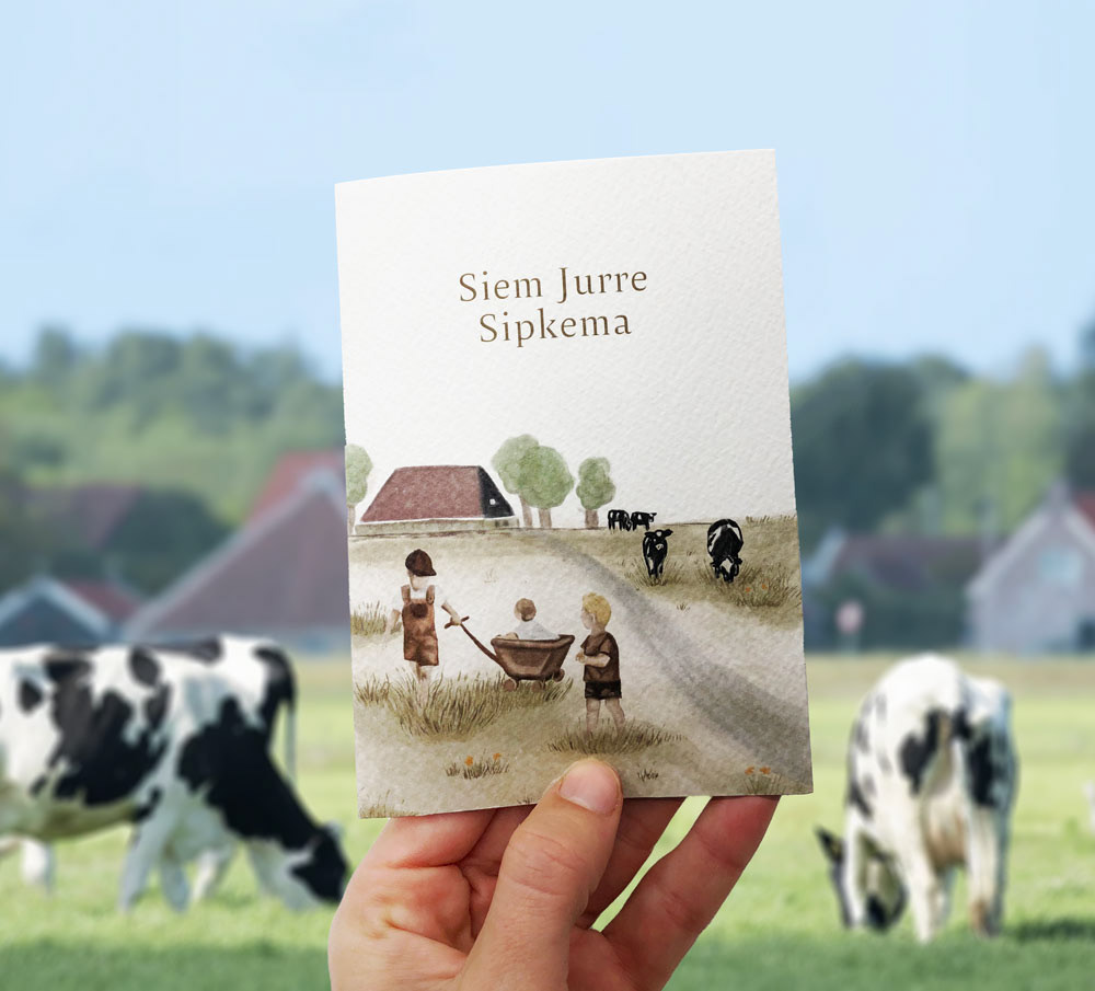 geboortekaartje boer laten maken
