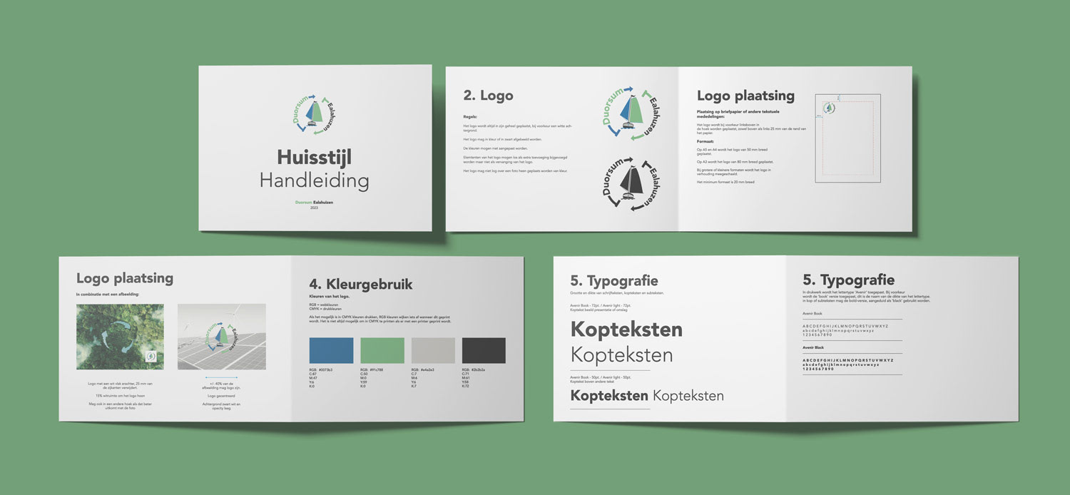 huisstijl handleiding grafisch vormgever Groningen