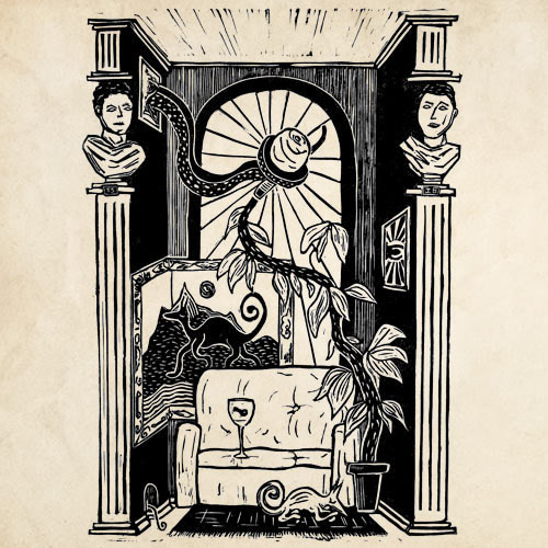 Portfolio illustratie huiskamer