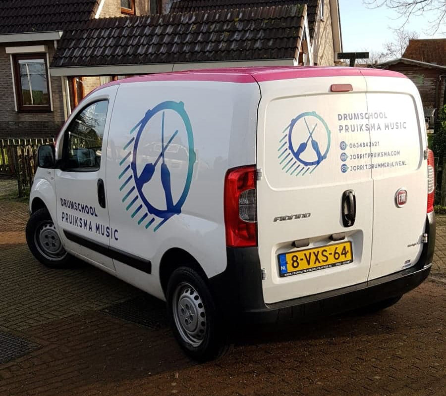 Auto belettering ontwerp
