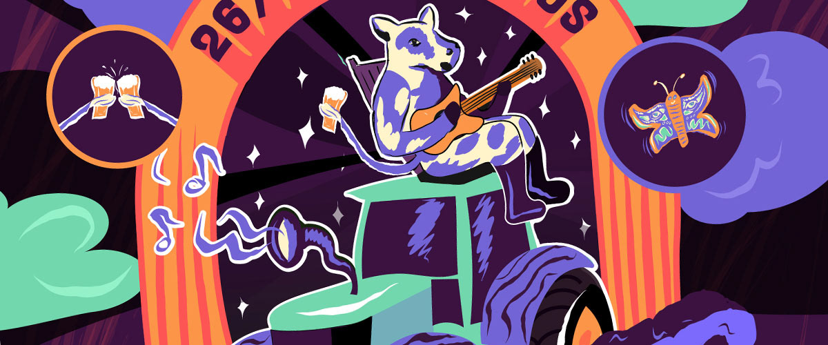 Illustratie festival poster