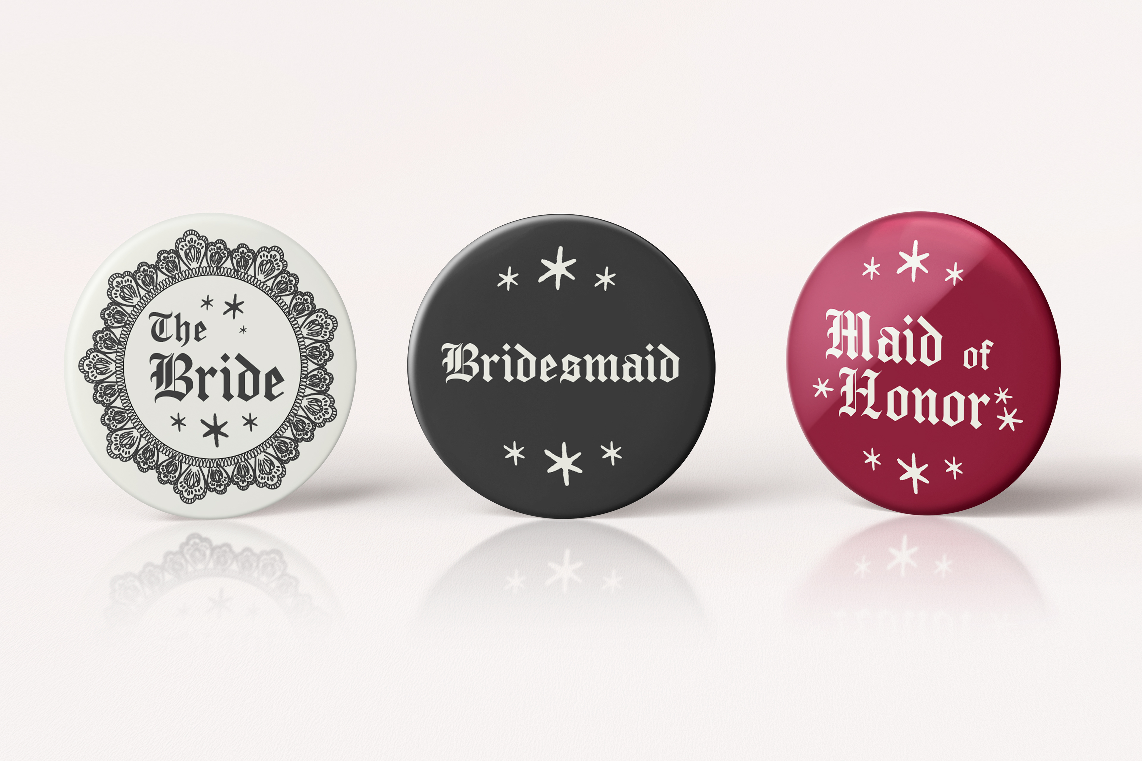 Nocturne Bridal Buttons