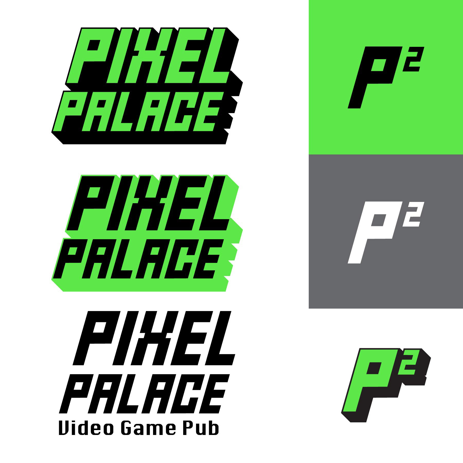 Pixel Palace Logo Suite