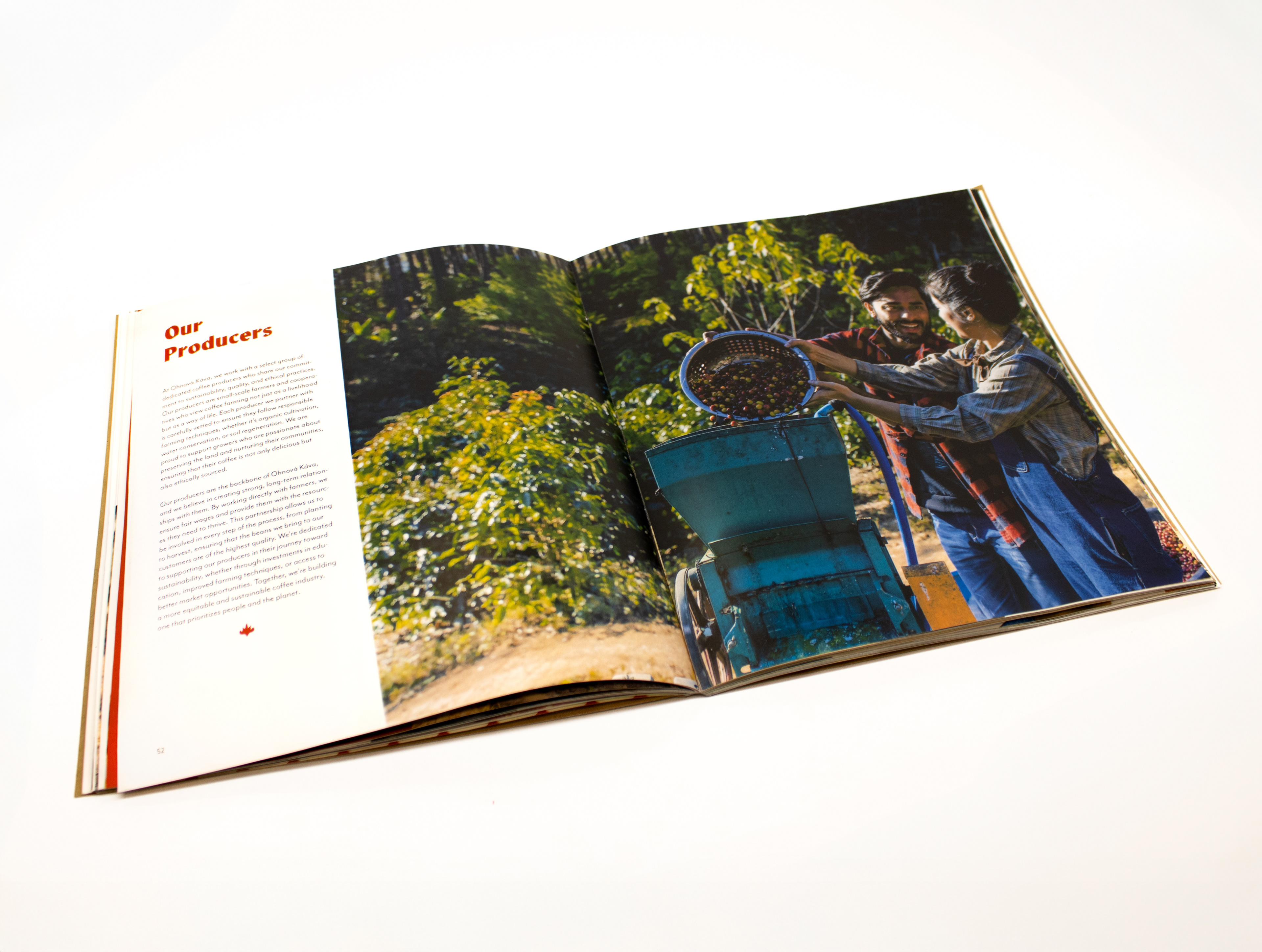 Ohnǒva Káva Investor Look Book Spread