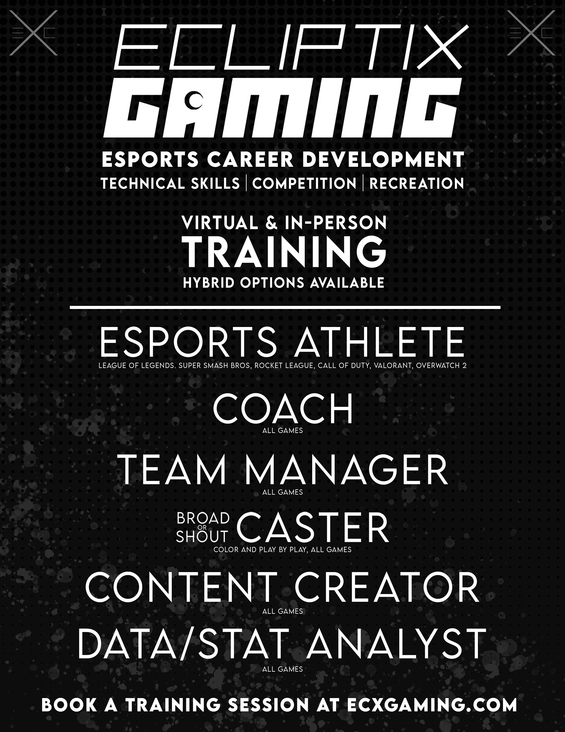 Ecliptix Gaming Academy Info Sheet