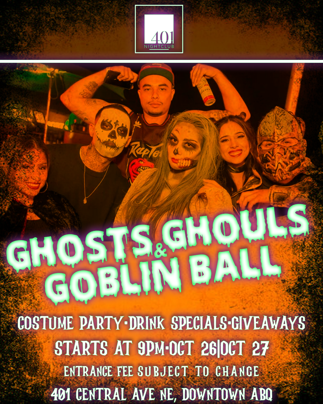 401 Nightclub Halloween Event