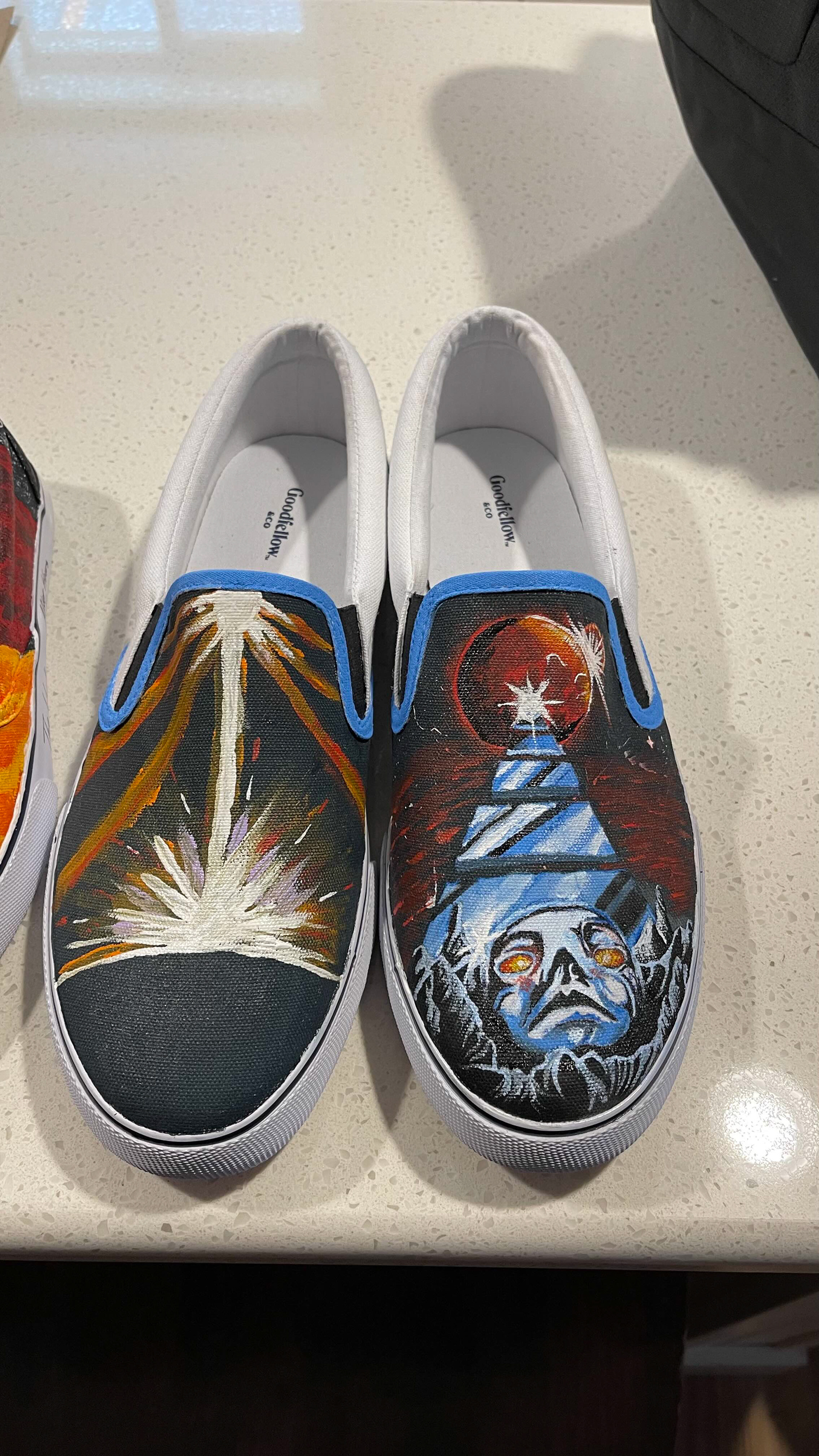 Painted Canvas Shoes 2022