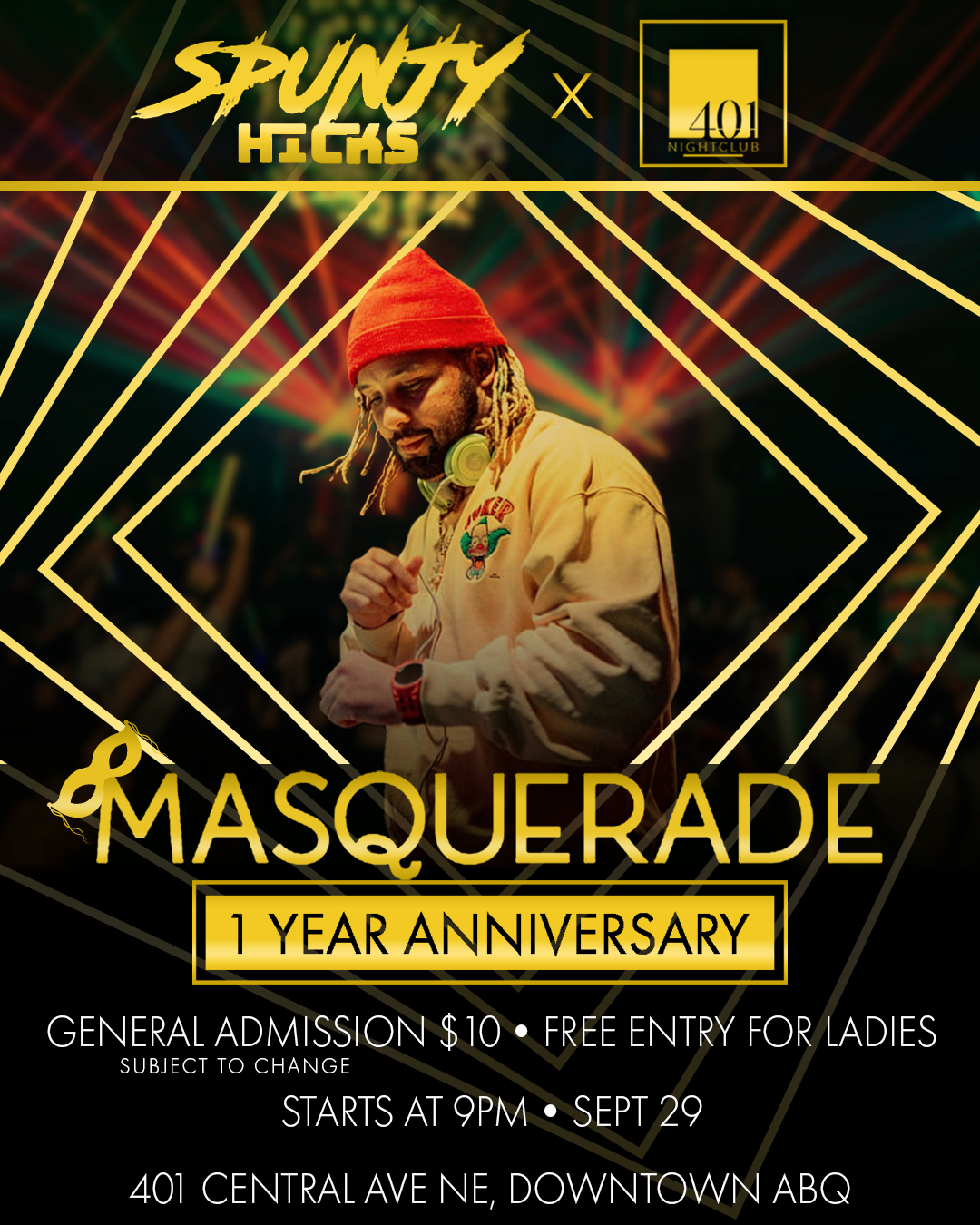 401 Nightclub Masquerade Event
