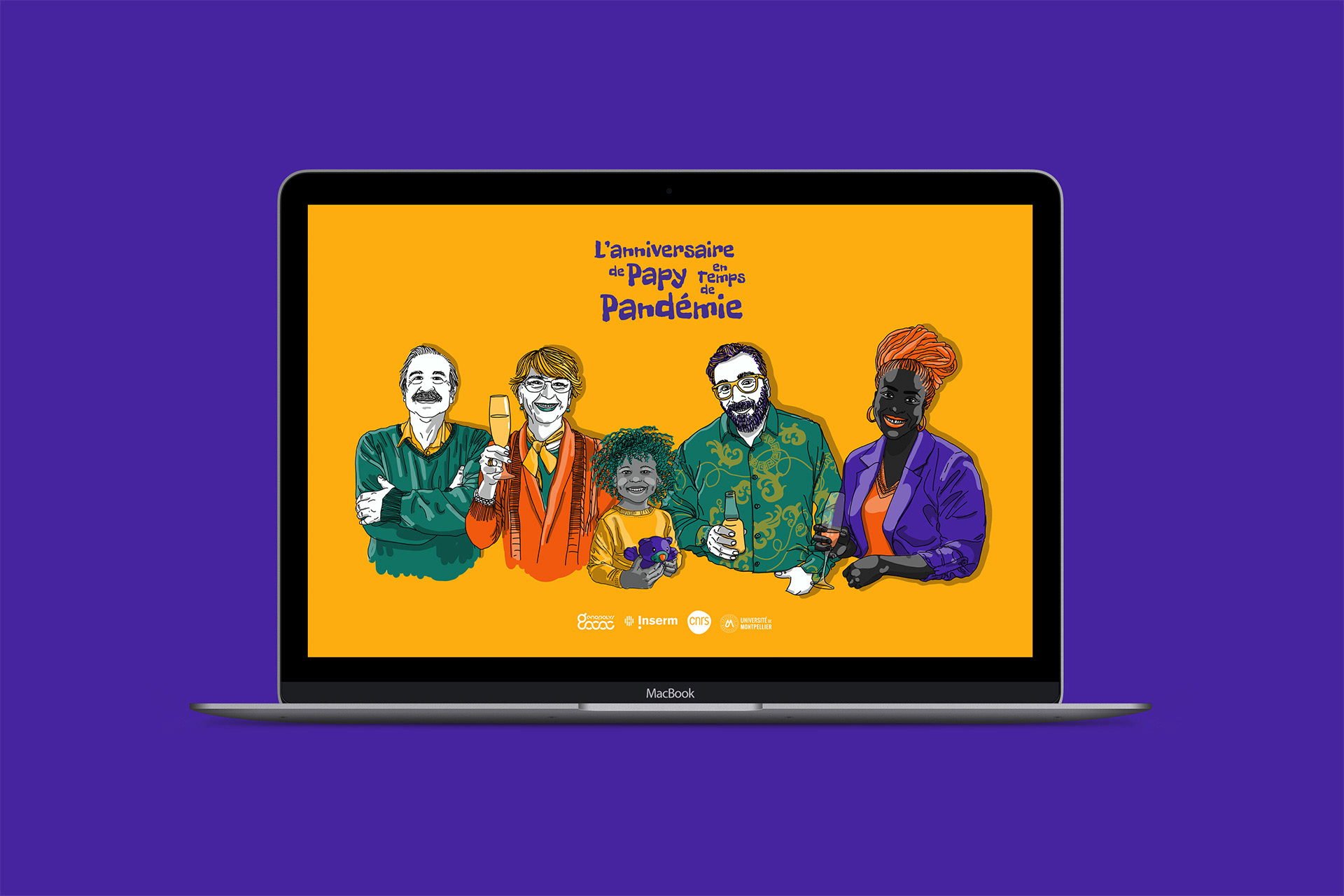 Logo & identité visuelle, Illustrations, UX/UI design d'un jeu en ligne pour Genopolys 