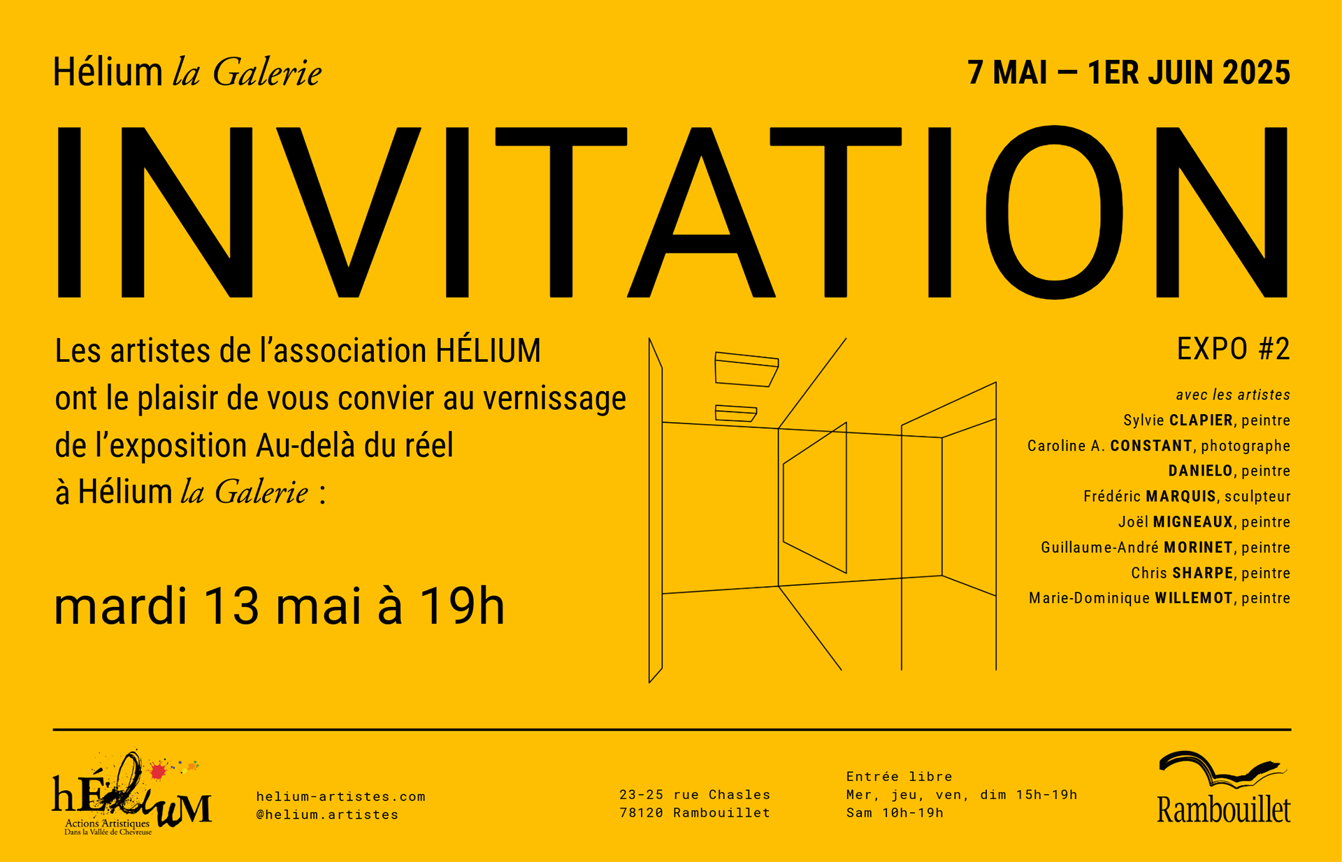 Couverture évènement facebook du vernissage