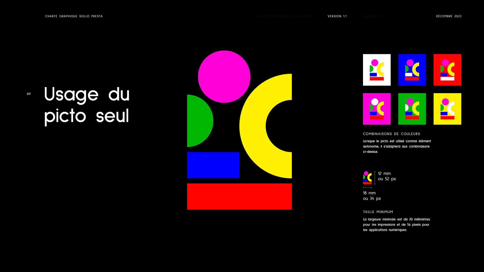 Charte graphique sollo presta
