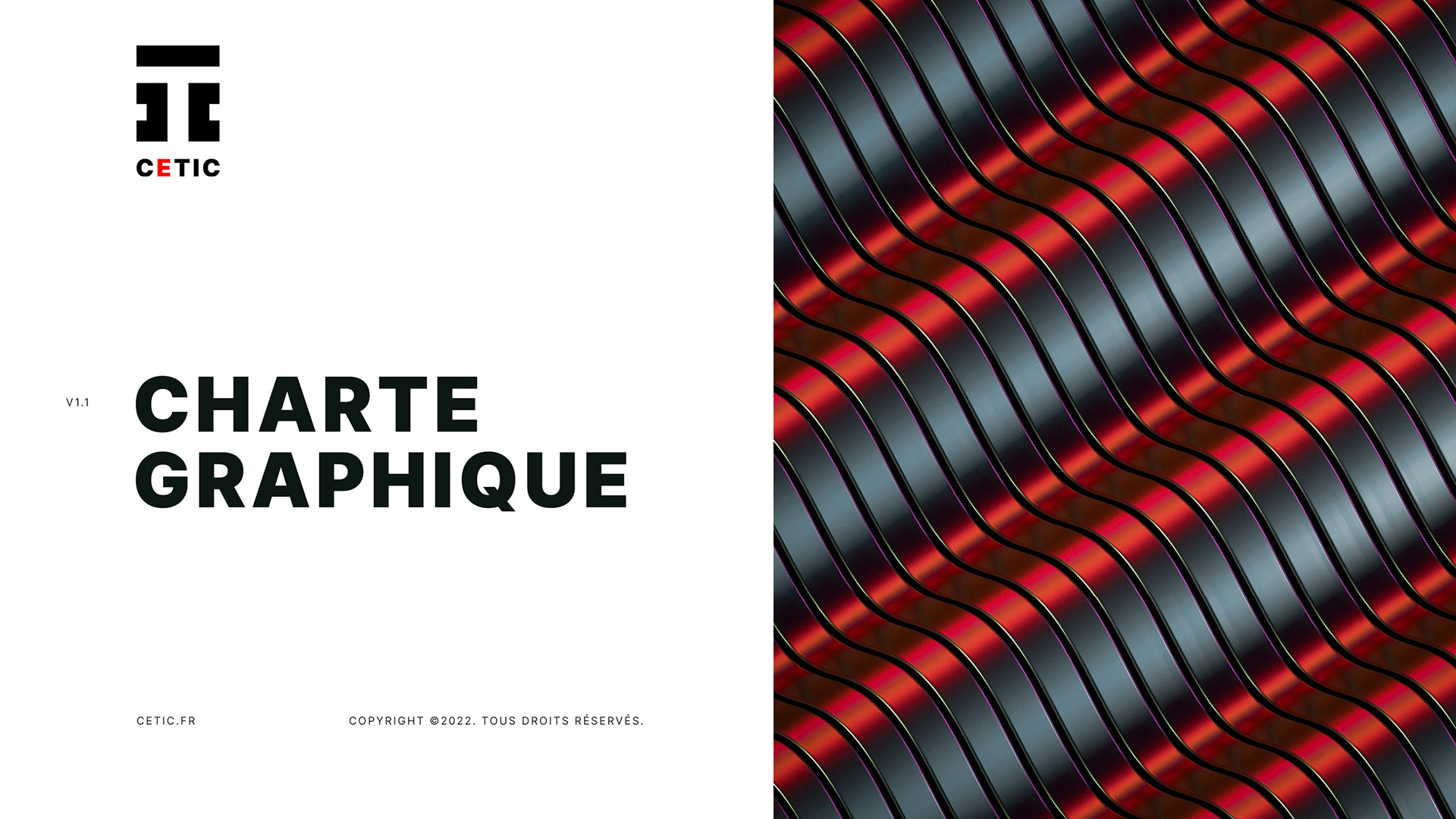 Extrait du document de charte graphique CETIC