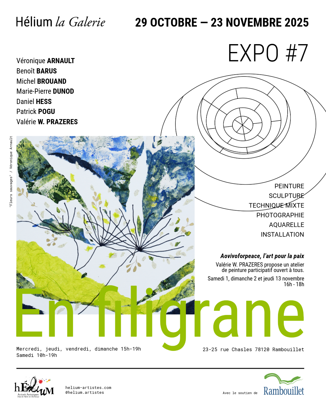 Publication instagram 1Vernissage - Publication instagram 1080x1350px