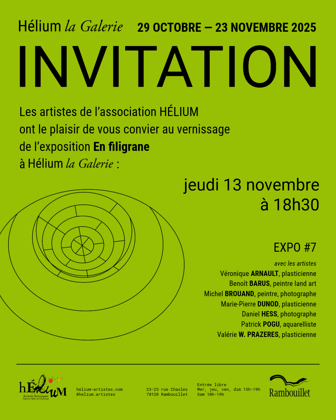 Vernissage - Publication instagram 1080x1350PX