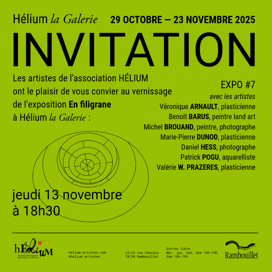 Vernissage - Publication facebook 1080x1080px