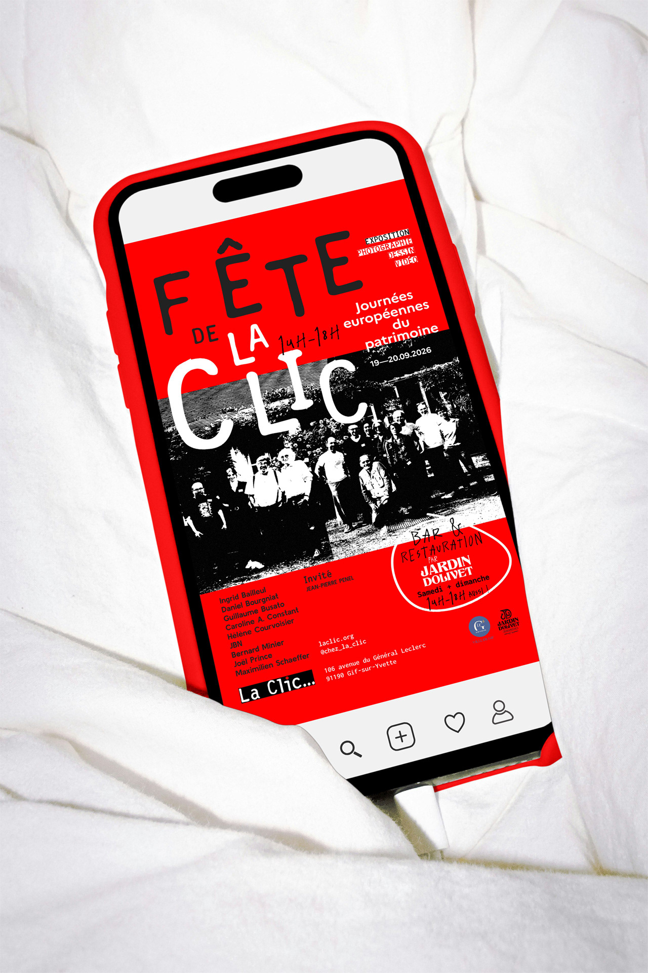 Version story instagram/facebook de l'affiche