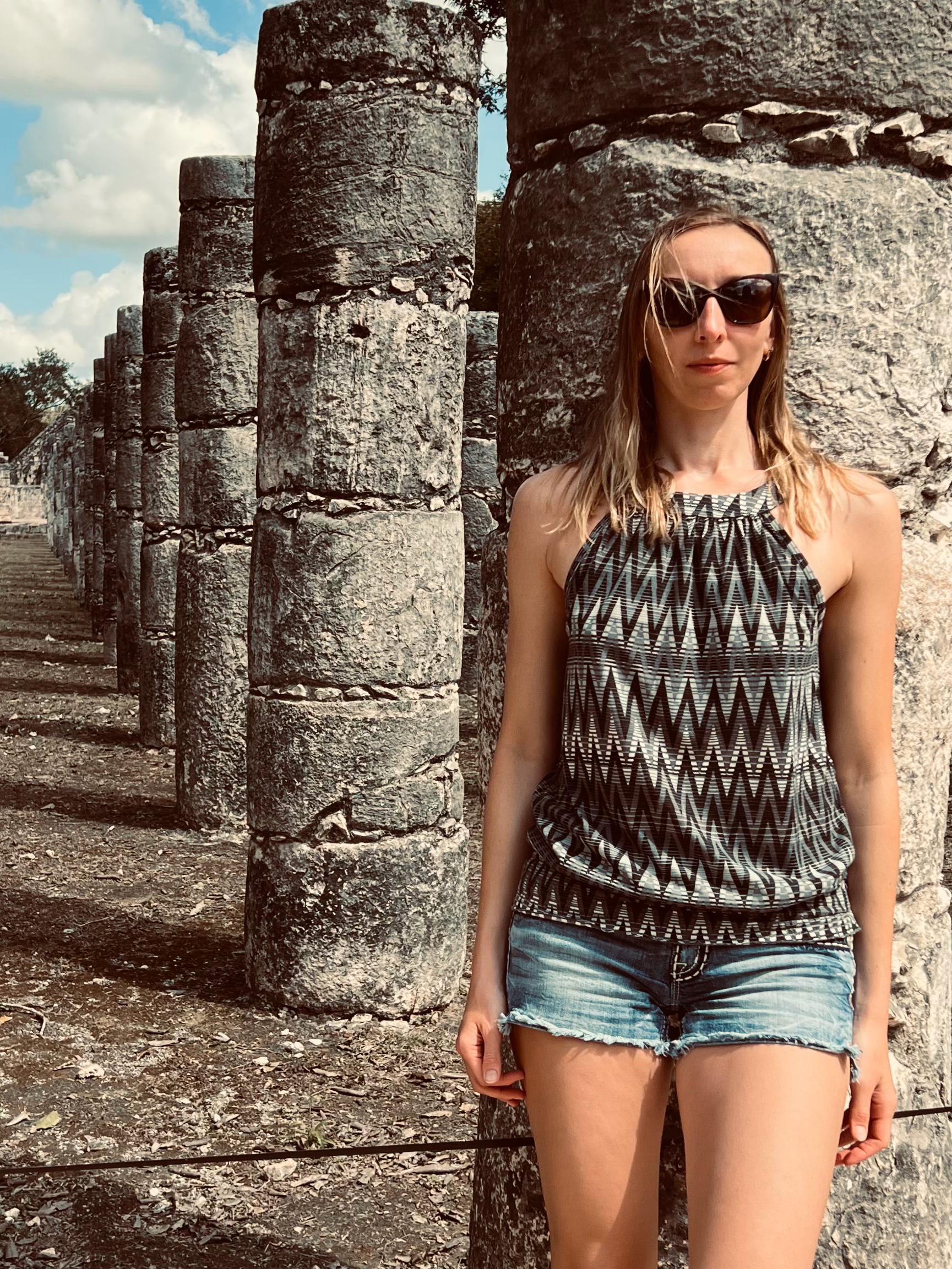 The Thousand Columns Chichen Itza