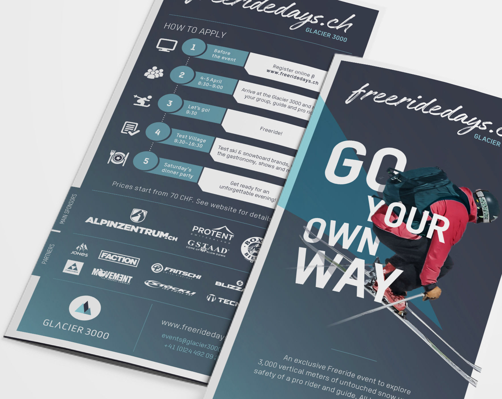 Double sided flyer design