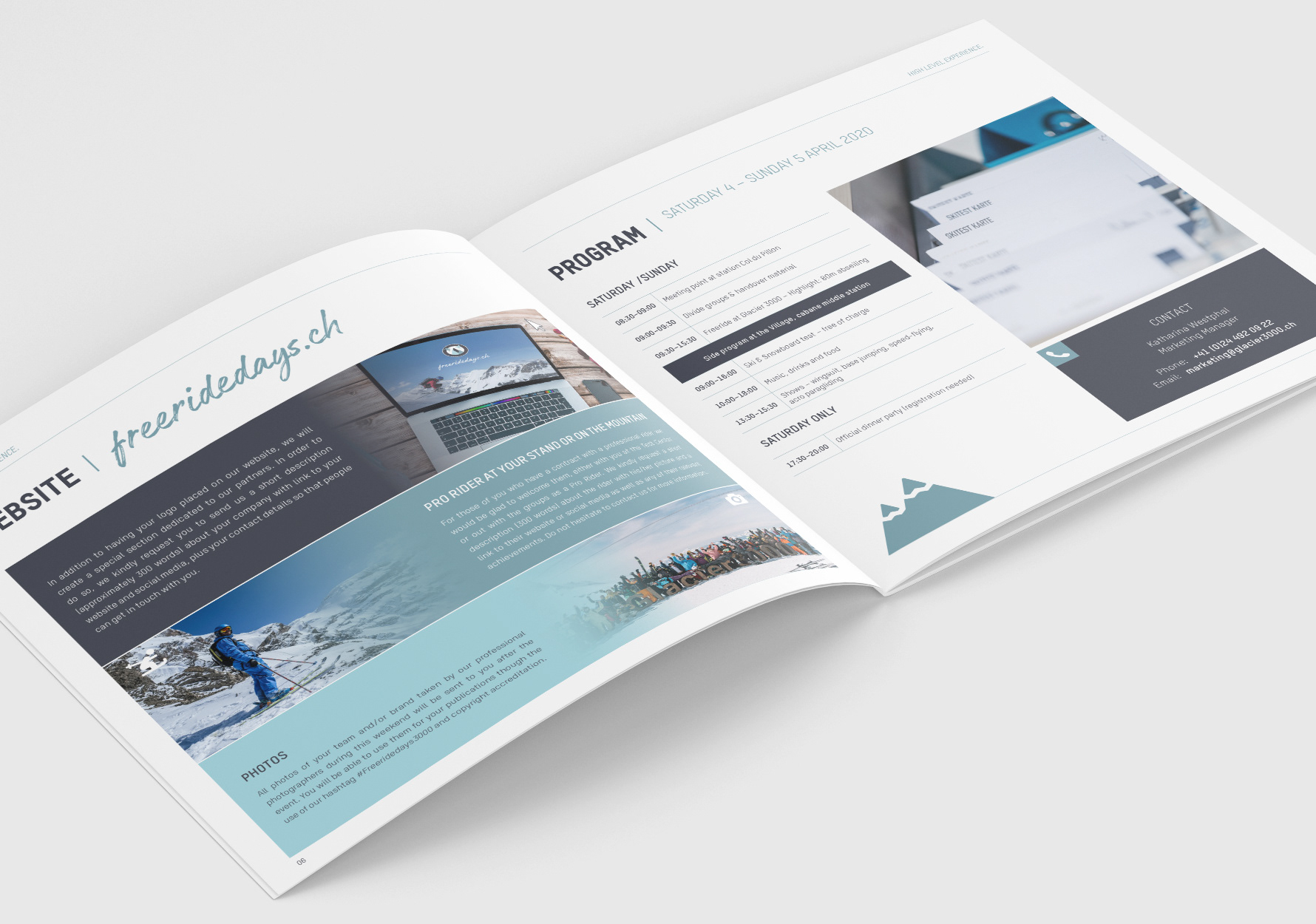 Booklet design
