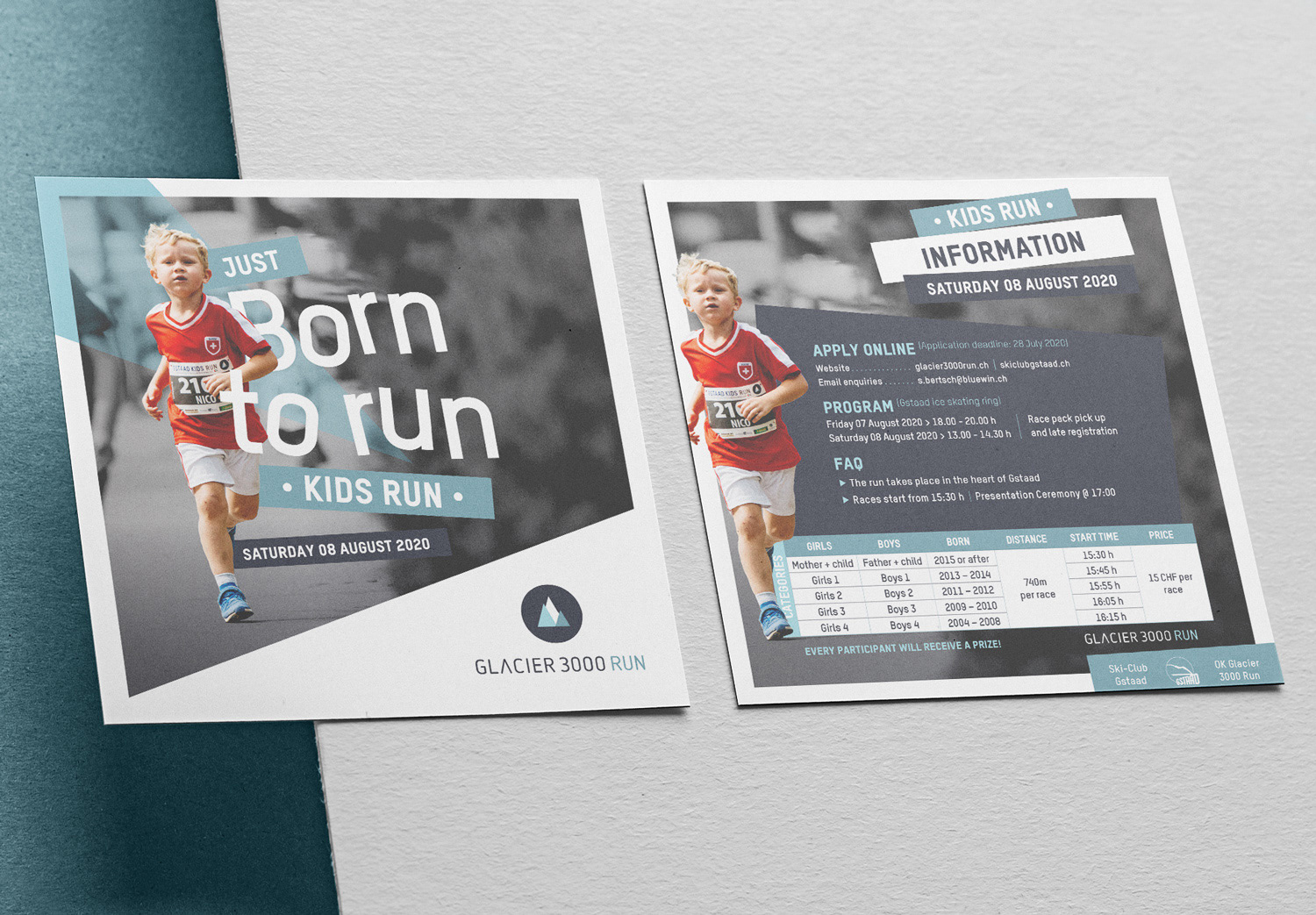 Print design - double page flyer