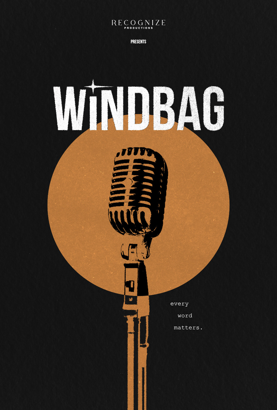 Recognize Production's "Windbag" Official Movie Poster