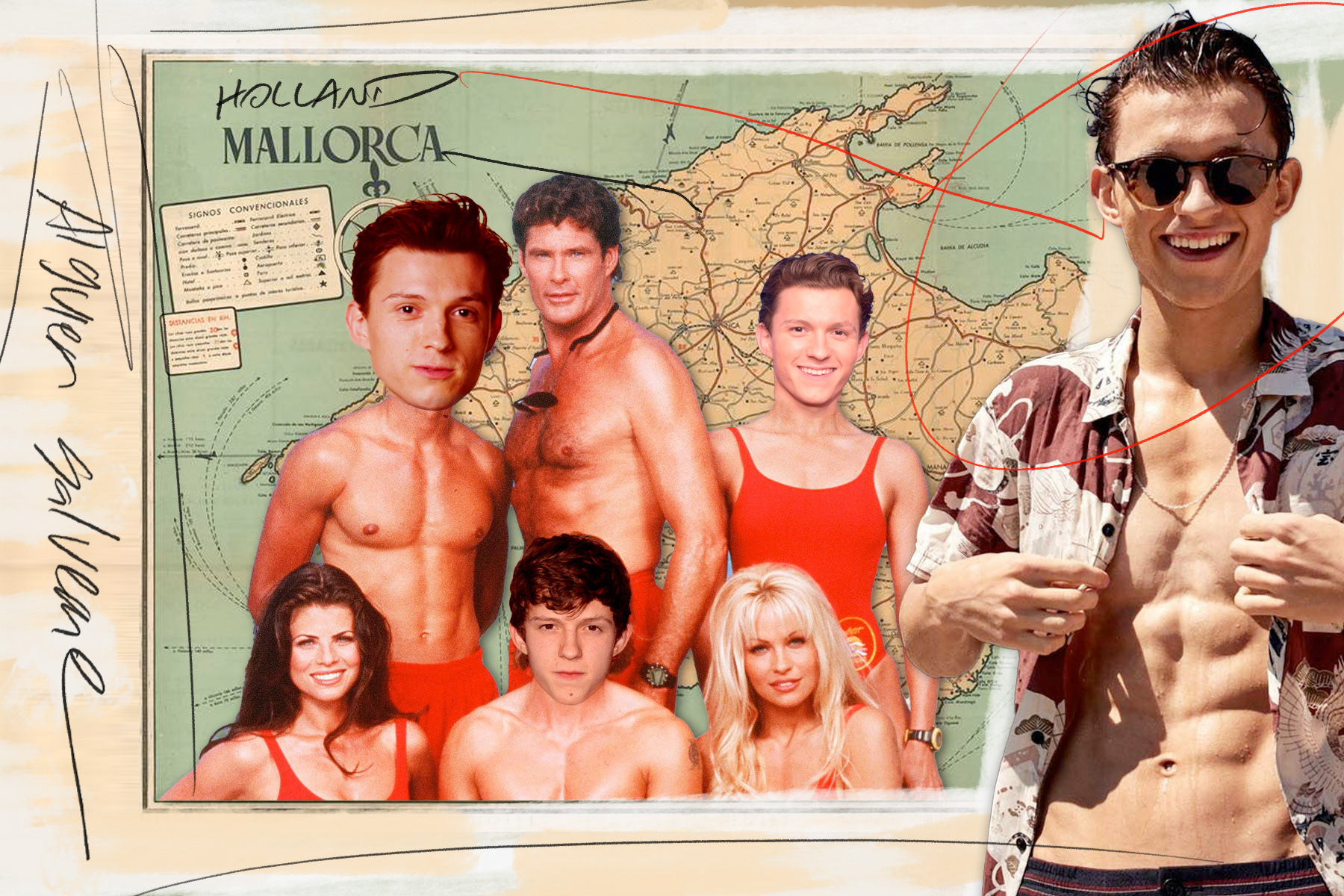 Postcard for a lifeguard