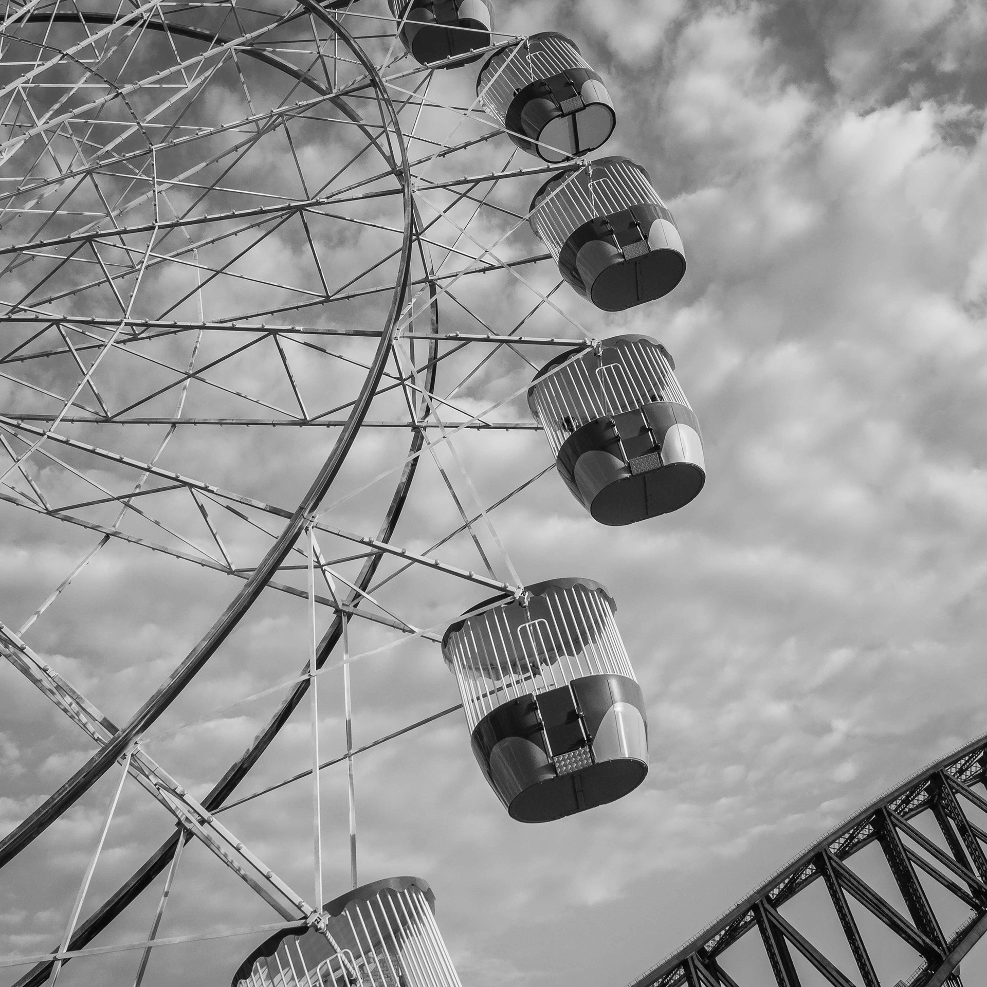 Luna Park Ferris Wheel & Sydney Harbour Bridge
