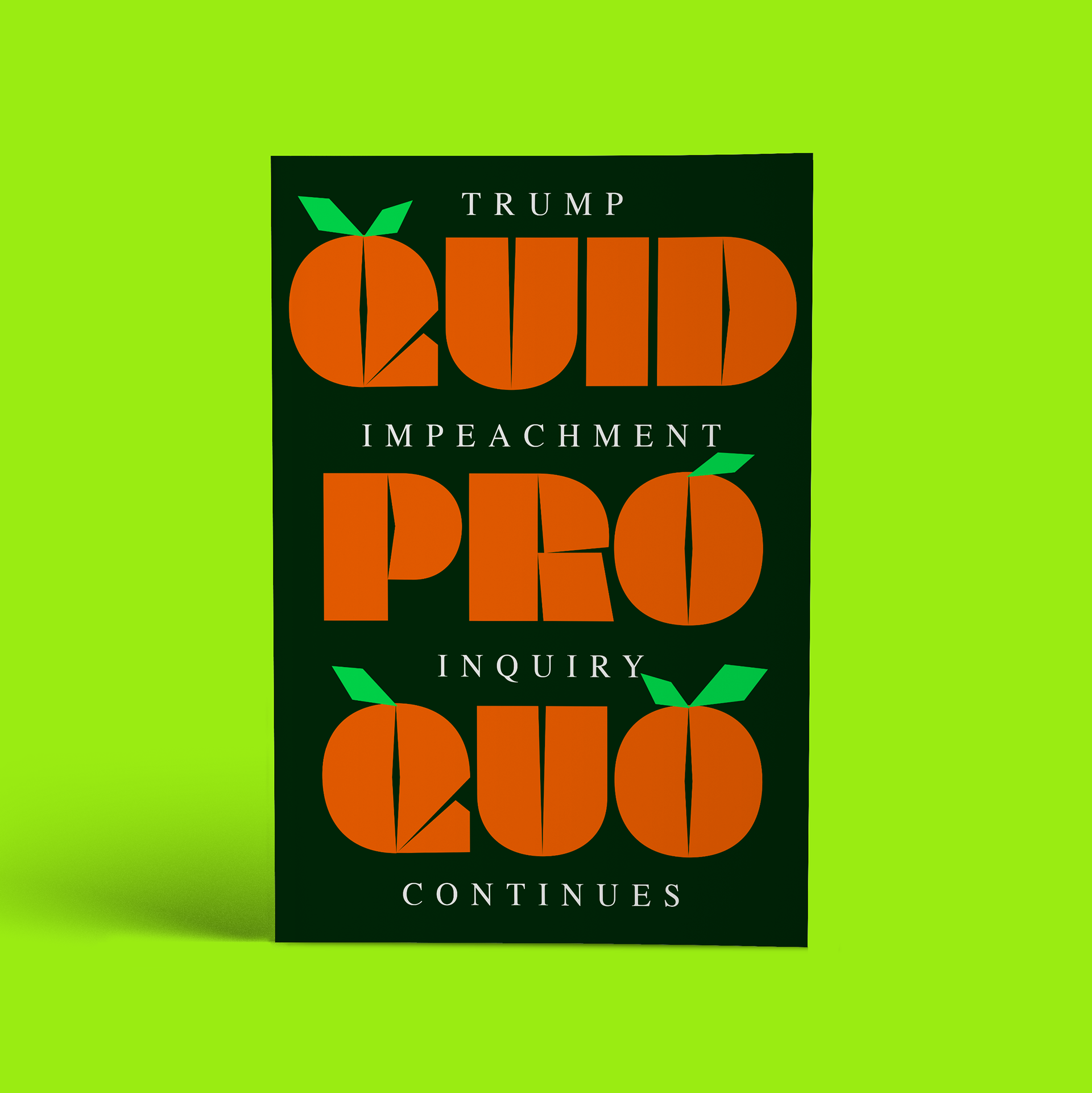 Week of 10/24/19. Quid Pro Quo.