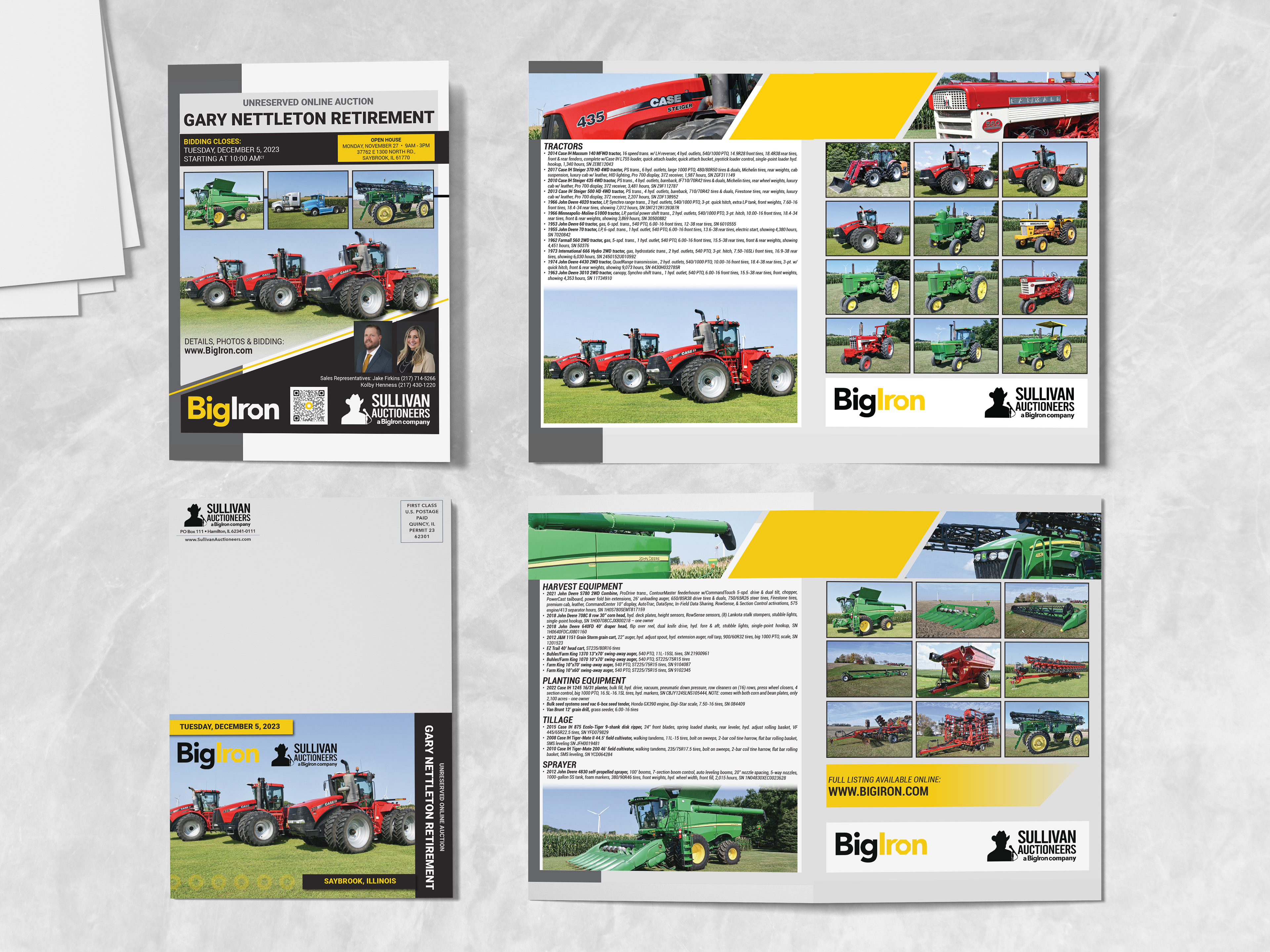 Large Machinery Retirement 8 Pages