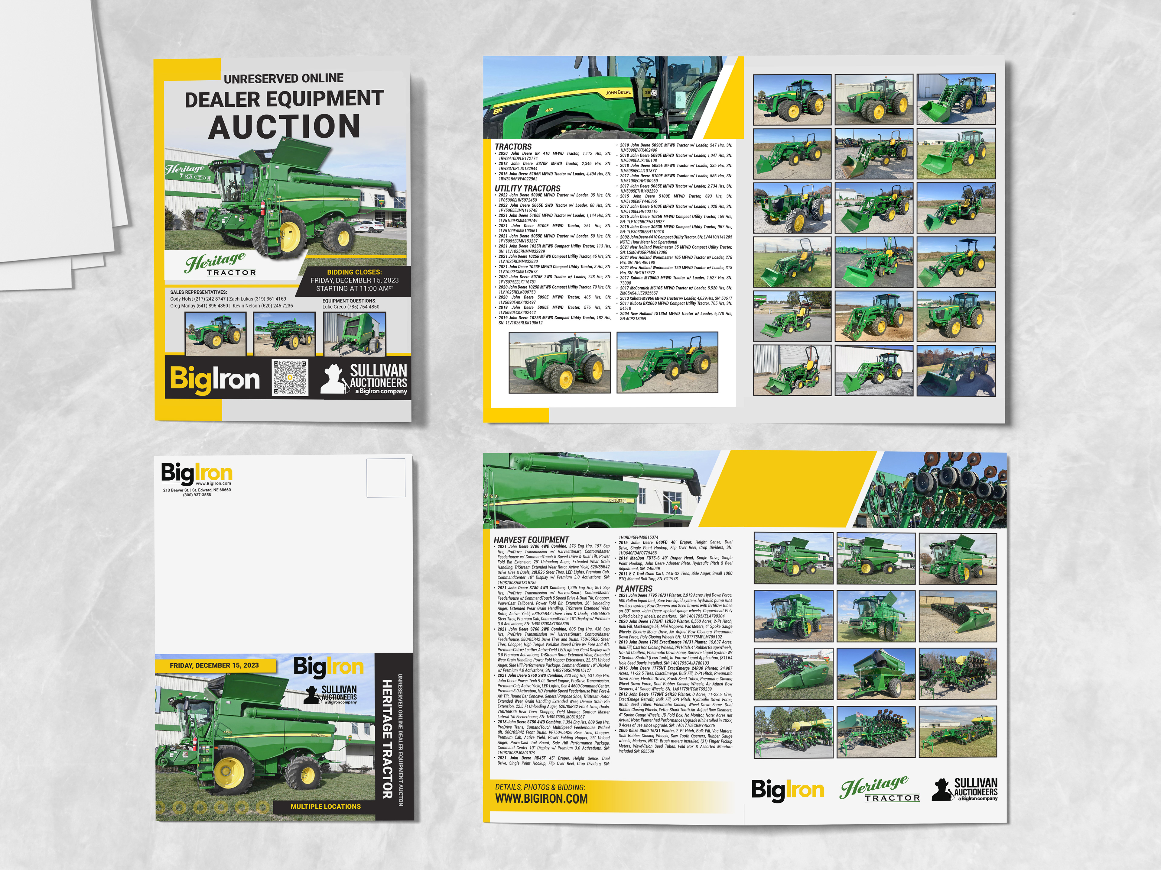 Large Machinery Dealer 8 Pages