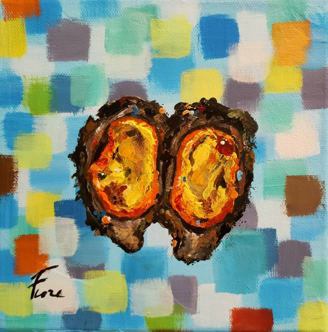 “Taratuffo di mare” - acrilico su tela - 20x20.