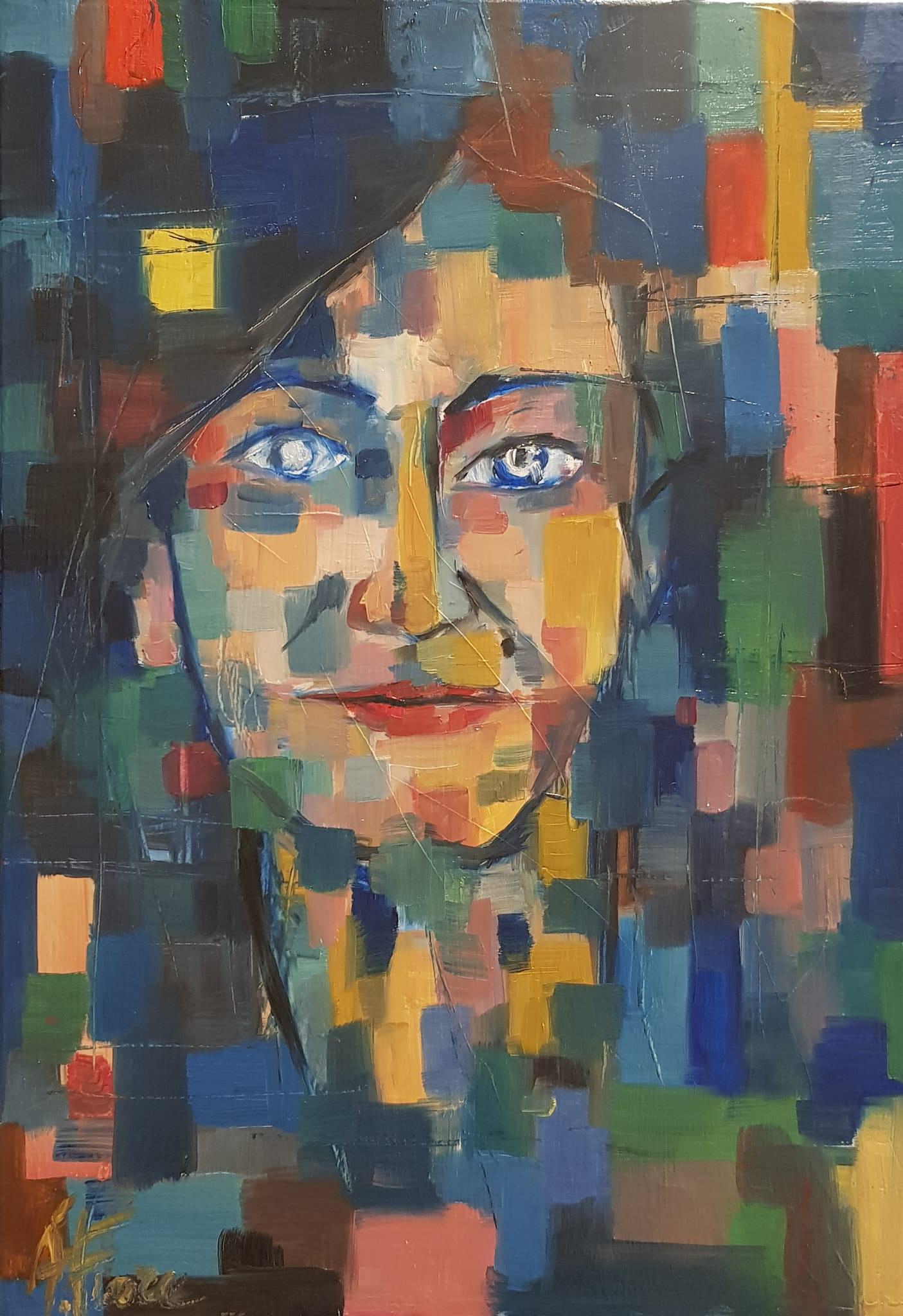 Face - 35x50 - olio su tela