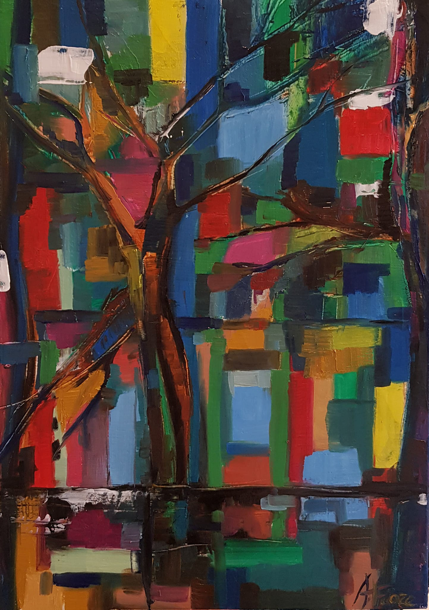Nature X - 50x35 olio su tela