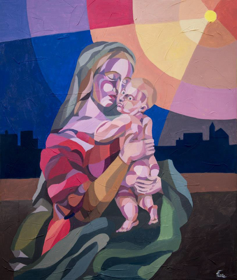 Nuovo umanesimo - 60x80 - acrilico su tela