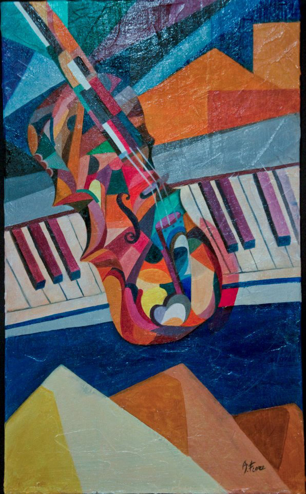 Armonie parallele - 30x60 - olio su tavola