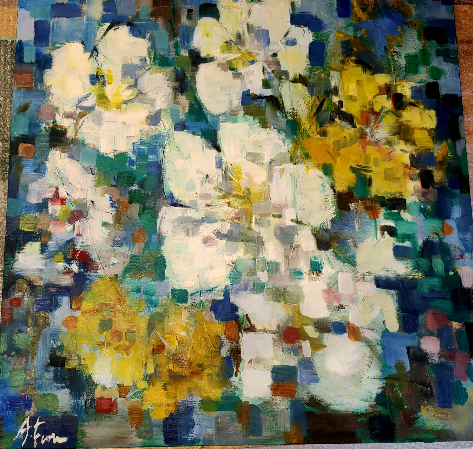 Fresie - 70x70 - olio su tela