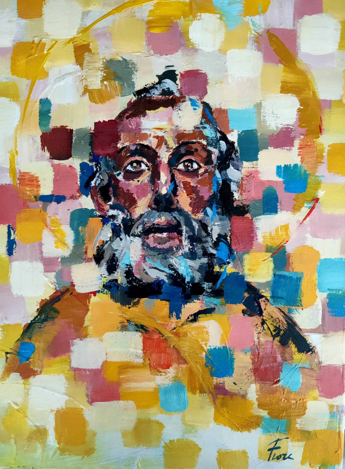 San Nicola - 30x40 - acrilico su tela