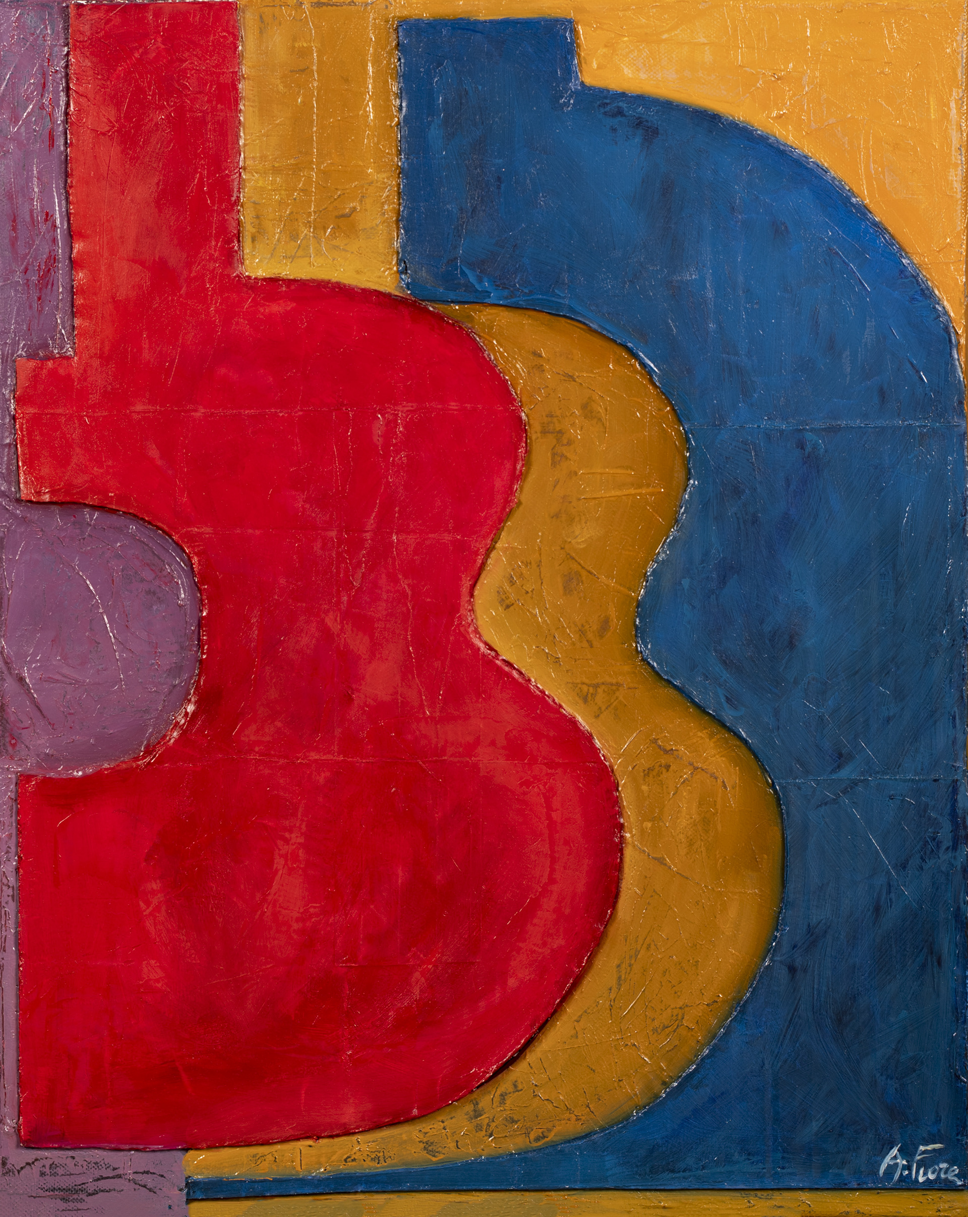 Blues - 40x50 - tecnica mista