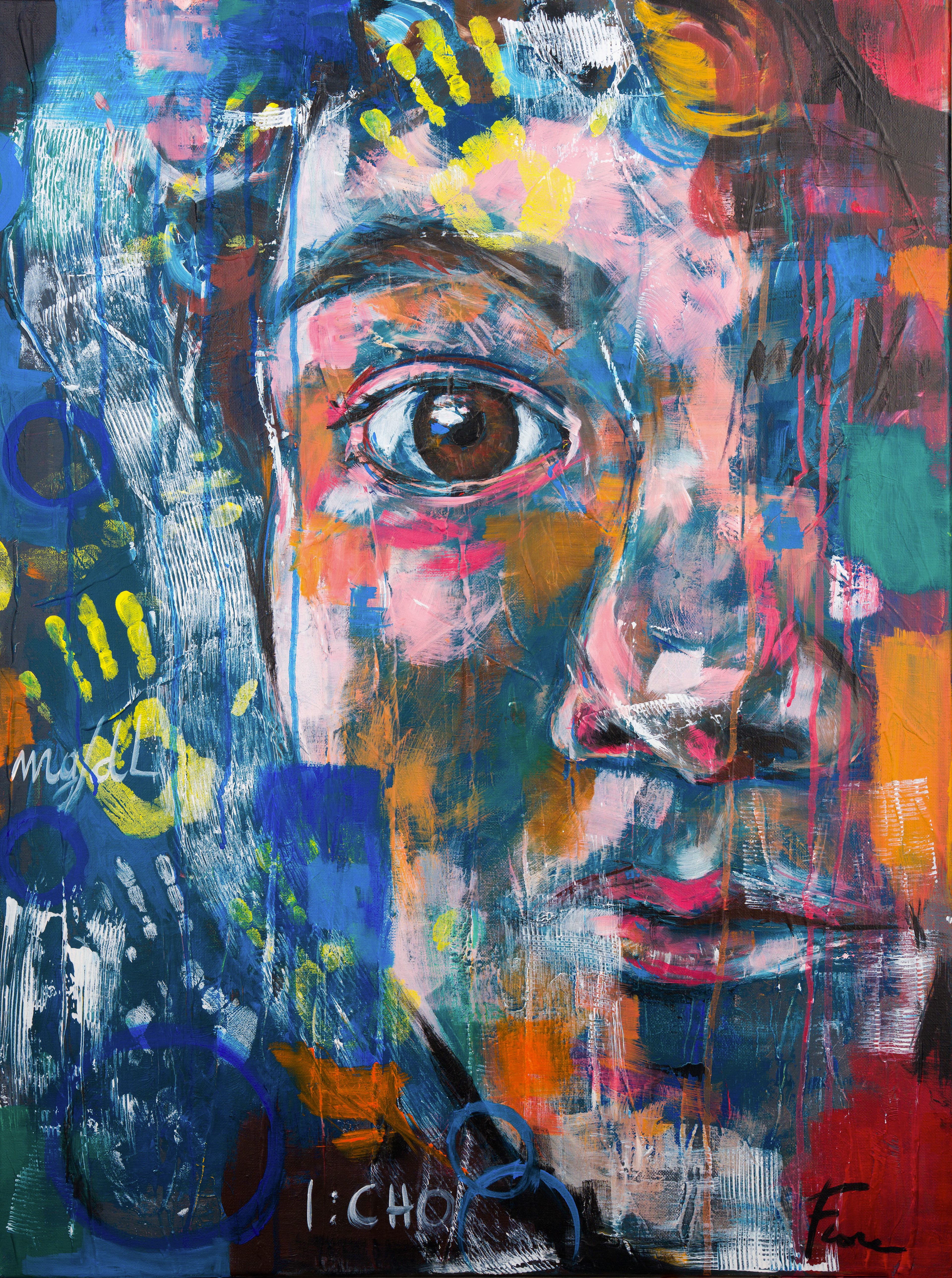 "Nicholas" - acrilico su tela - 80x60