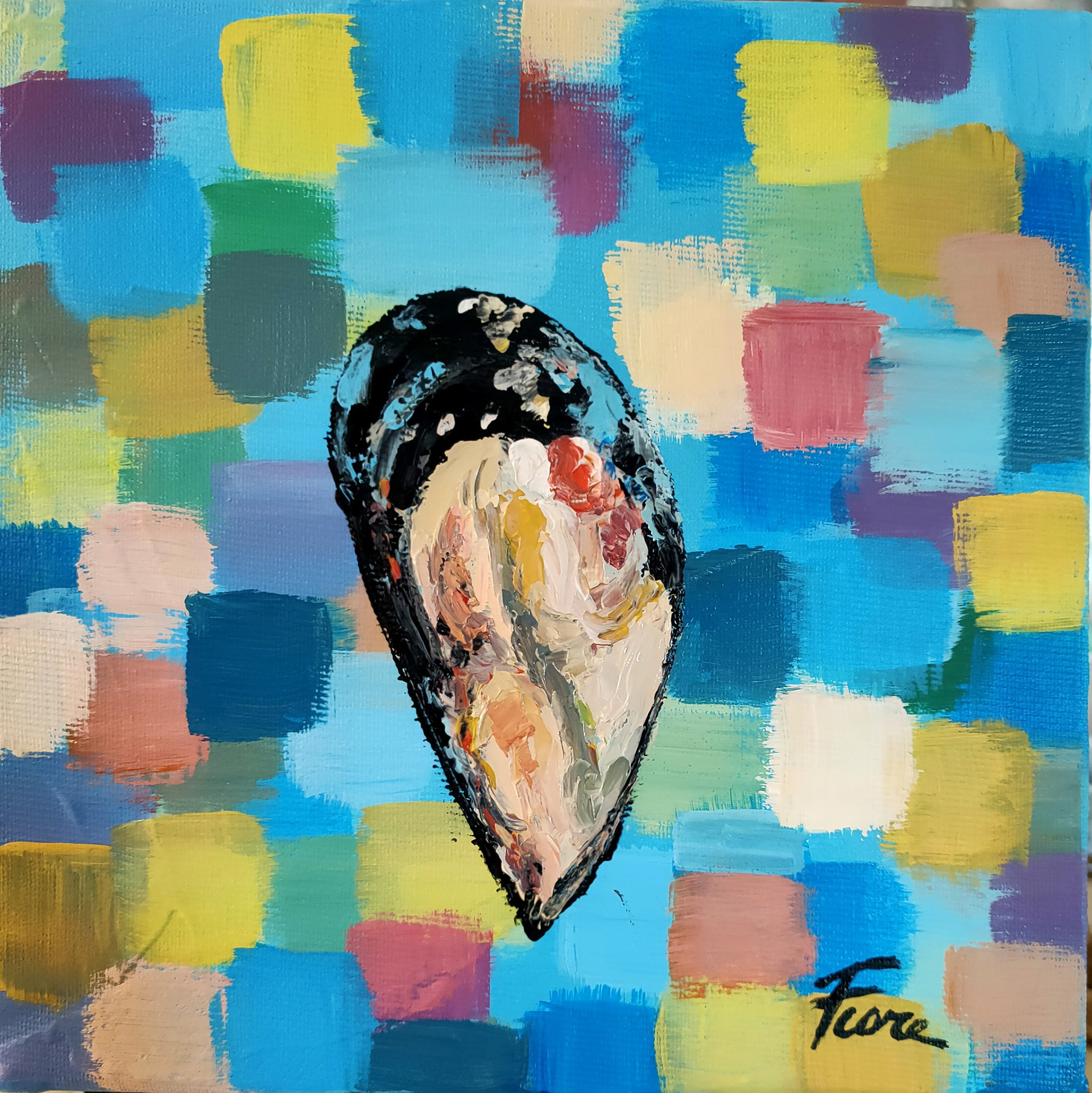 Cozza - 20x20 - acrilico su tela