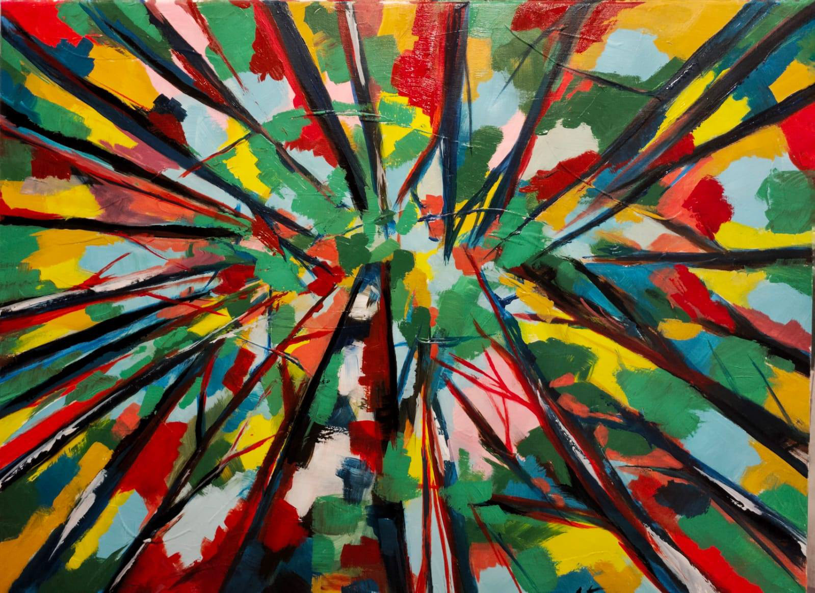 Nature II - 80x60 - acrilico su tela