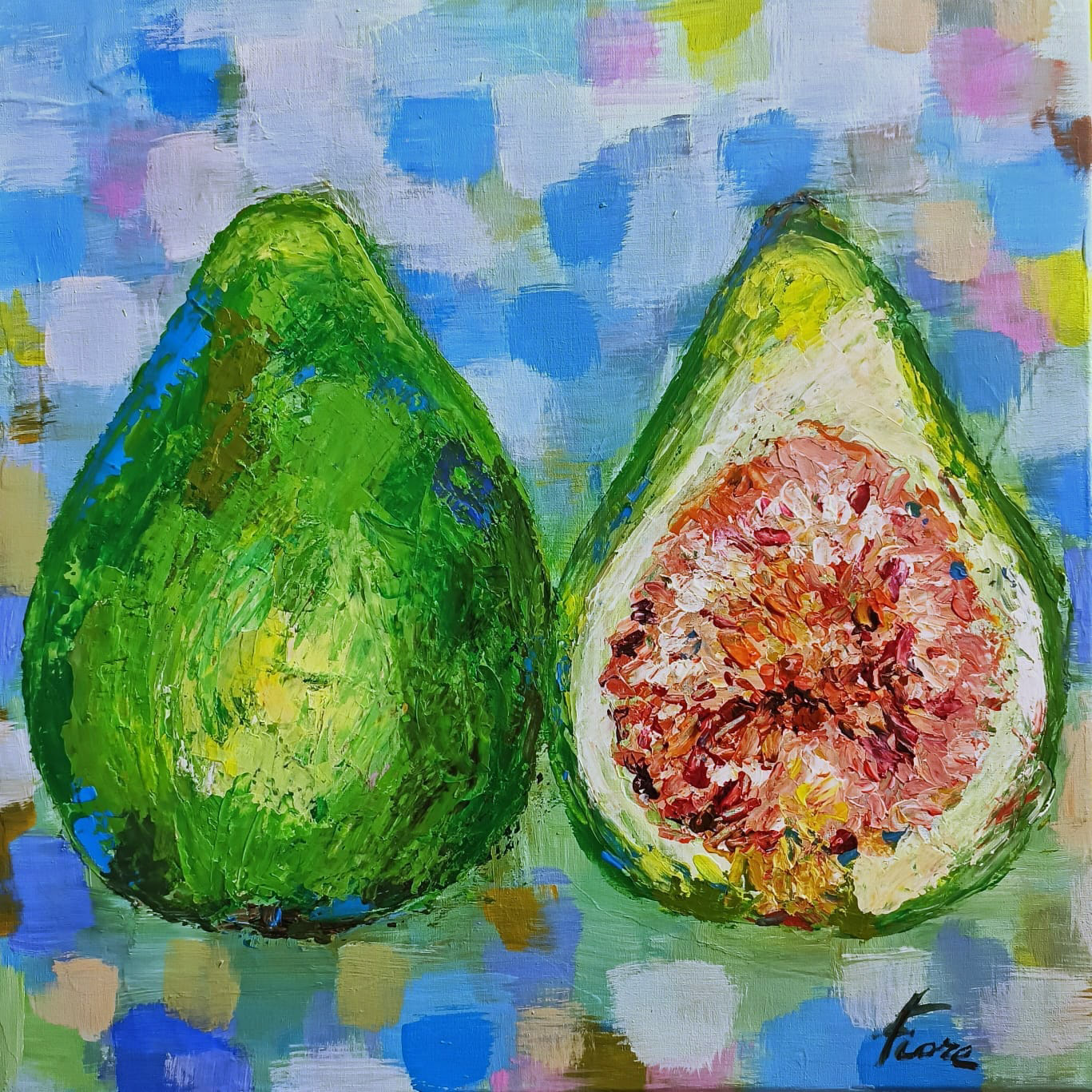 Fioroni - 30x30 - acrilico su tela