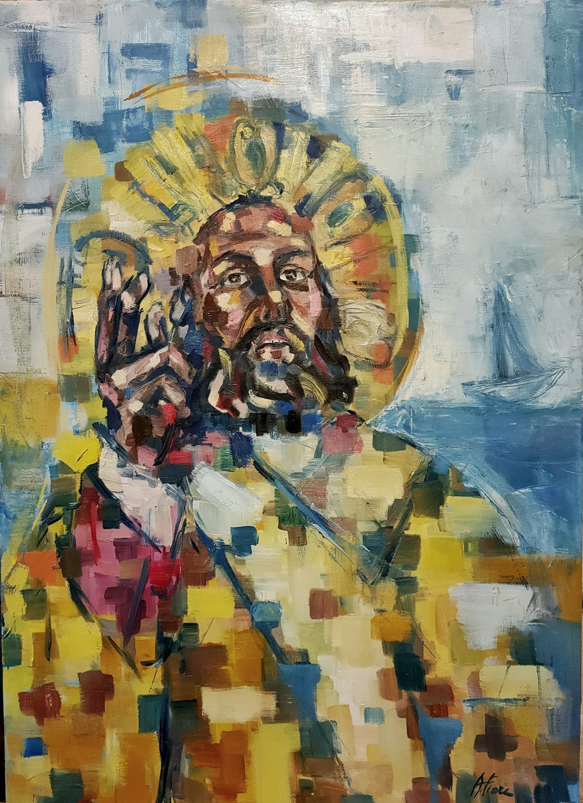 San Nicola - 50x70 - olio su tela