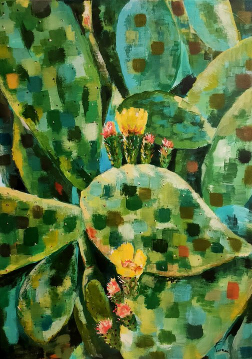 “Fichi d’India” - acrilico su tela - 50x70