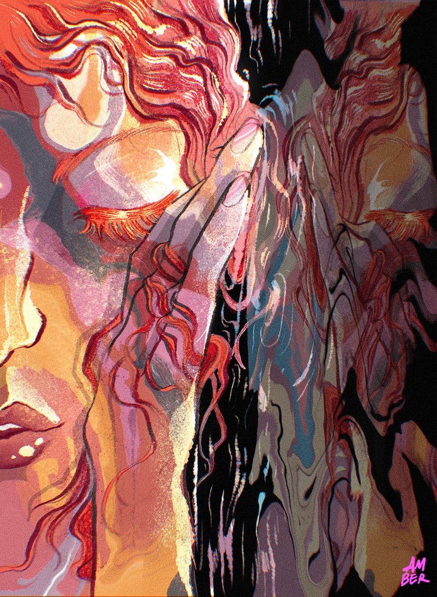 Narcissus, who fell in love with his own reflection.